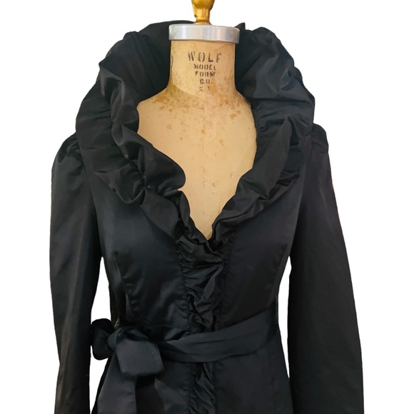 Blanc Noir Trench Coat Size Medium Fabric is cotton nylon spandex blend - Picture 7 of 16